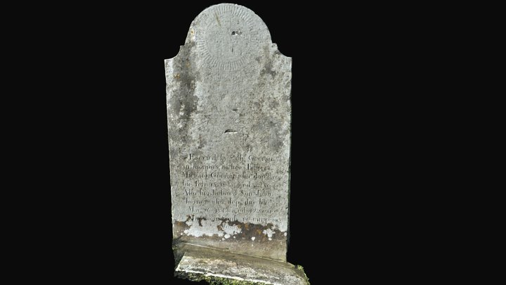 Michael Geeran (1771-1823) Headstone 3D Model