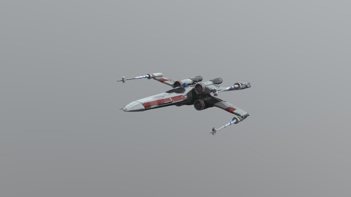 T-65 X-Wing Star Wars – Gratis 3D-model STL