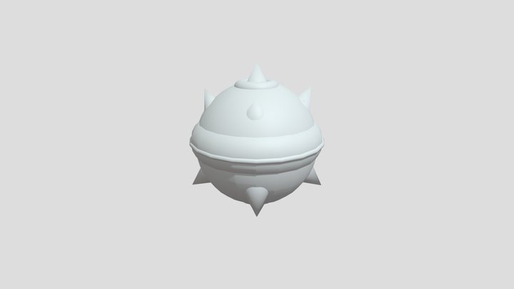Spike Ball FBX 3D Model