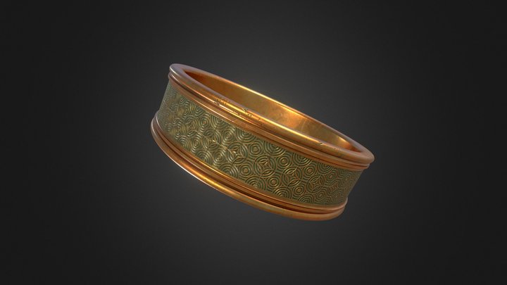 Copper Ring 3D Model
