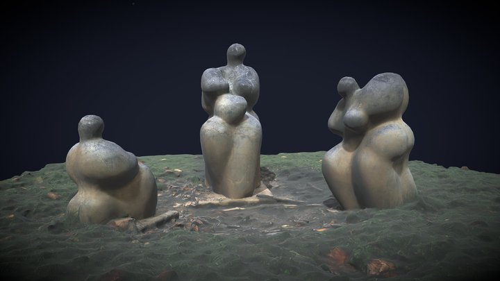 Escultura Cristina Enea 3D Model