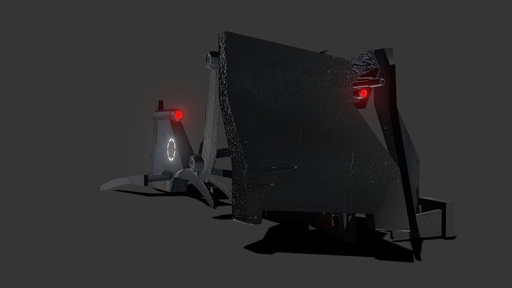 Combine Emitter & Turret — Half Life 2(Enhanced) – Modello 3D gratuito STL