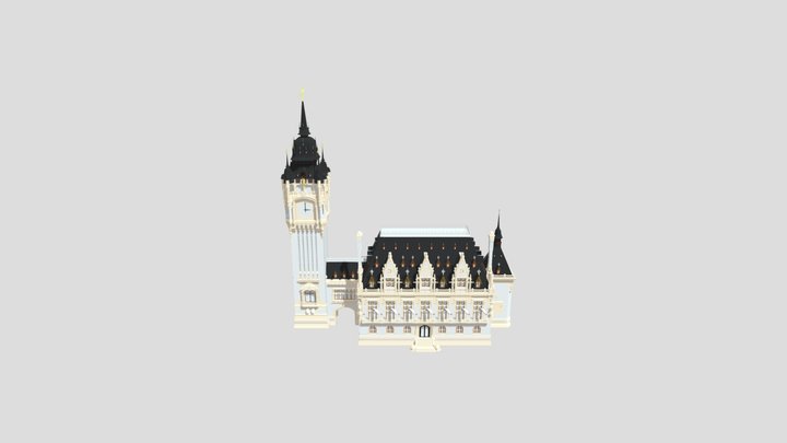 Hotel De Ville de Calais 3D Model