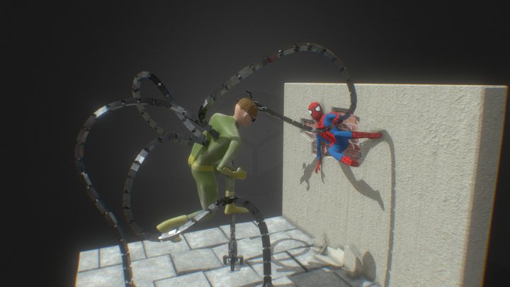 Spider-Man vs Dock Ock 3D Model