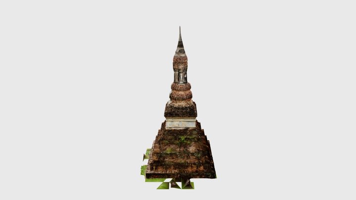 Wat Tra Phang Ngoen, Sukhothai. 3D Model