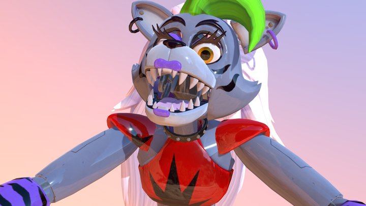roxanne_wolf_jumpscare 3D Model