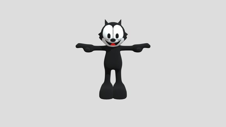 Felix The Cat 3D Model