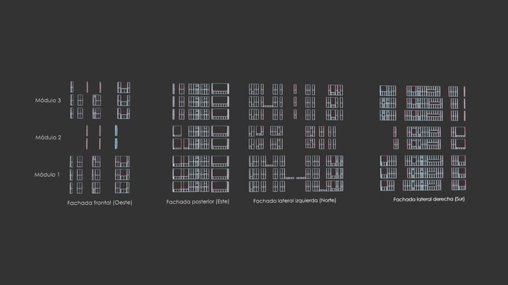 Fachadas HUMA 3D Model