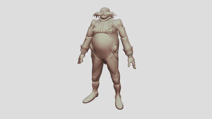 Starved Eggman - Download Free 3D model by BlueChaosRing