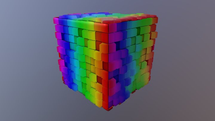ColoredWall 3D Model