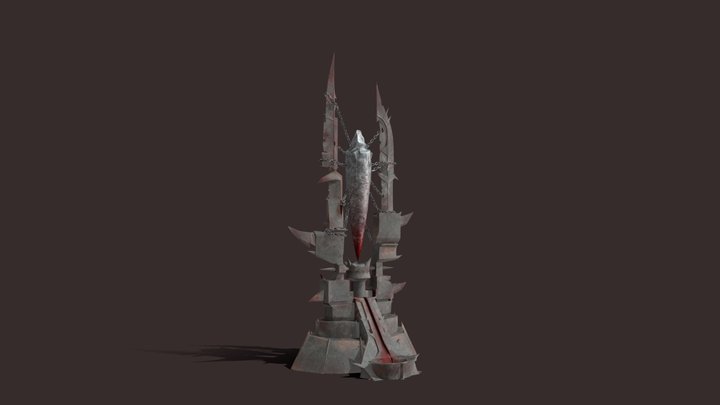 Sacrificial Altar (Work in Progress) 3D Model