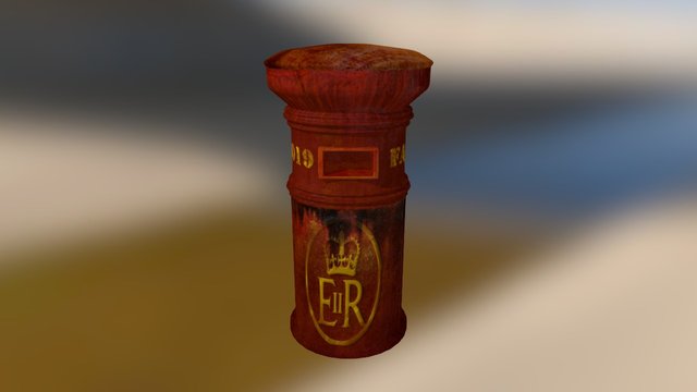 post box 3D Model