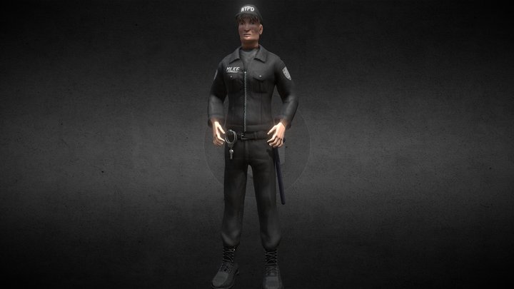 Silent Hill Police Character 3D Model