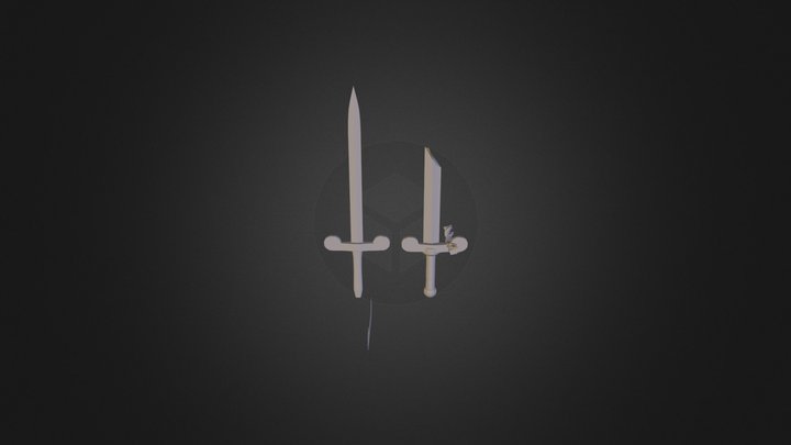 Roman Swords 3D Model