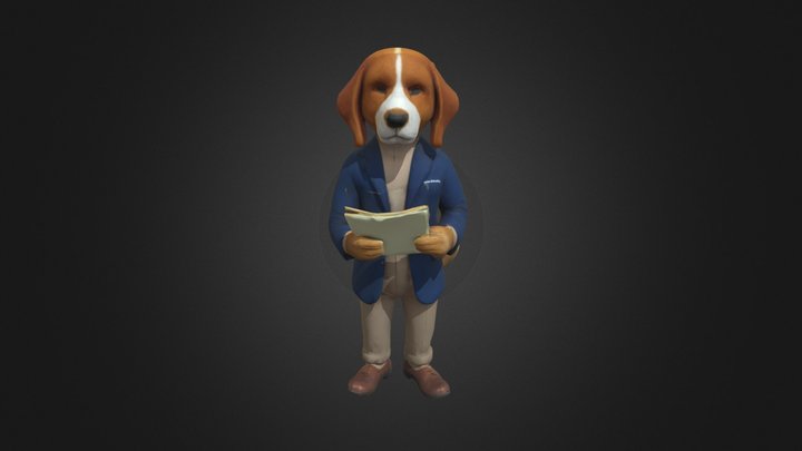 Sophisticated Beagle And Now The News – Gratis 3D-model STL