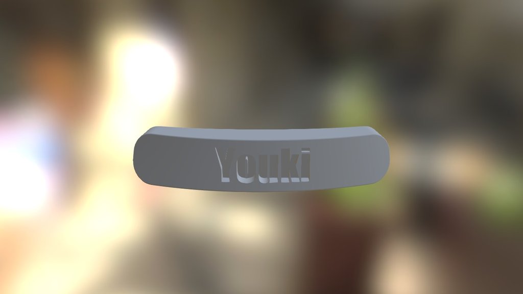 Youki nameplate for Steelseries Rival 300