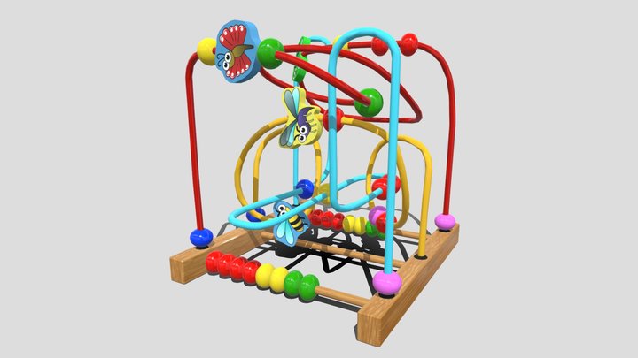 Kid toy low poly – Free 3D Model STL