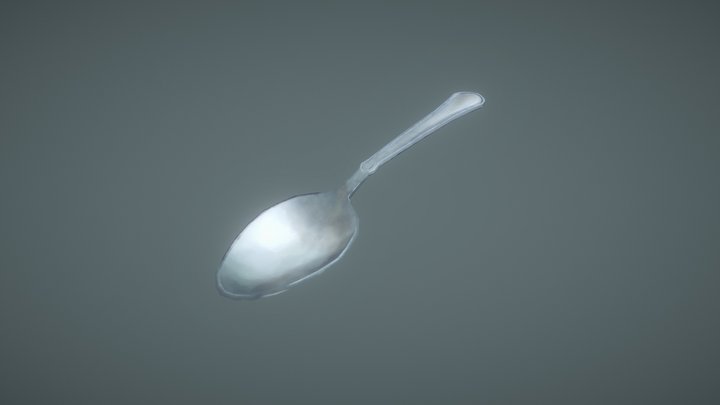 Spoon | Handpainted 3D Model