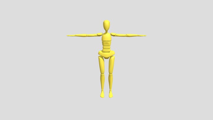 01 Leo Task1 Take2 DEFAULT AOU Gelb ANI BAKED 3D Model