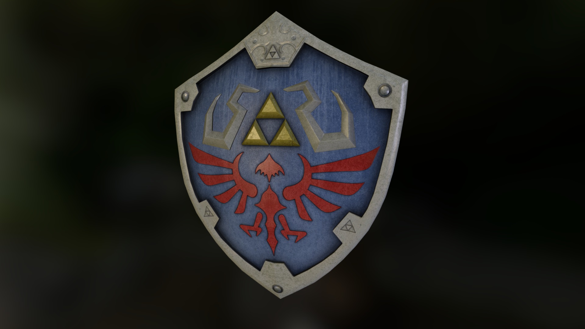 Hylian Shield 3D model by DaveCG (dpavlick) [0362aea