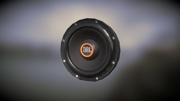 JBL Car Subwoofer S3-1224 3D Model