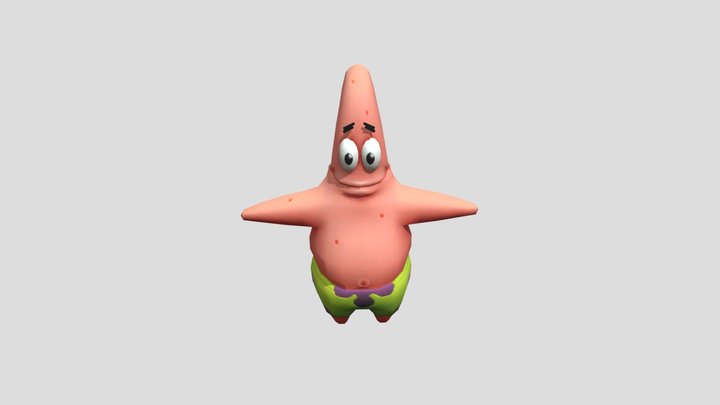 Patrick Star 3D Model