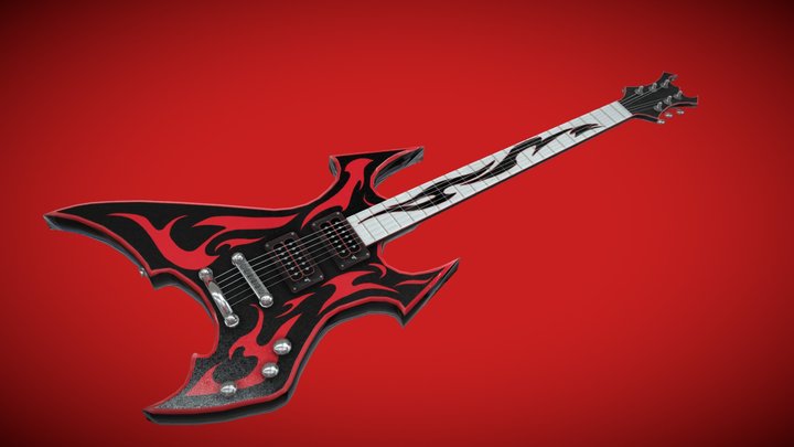 Mixi Guitar 3D Model