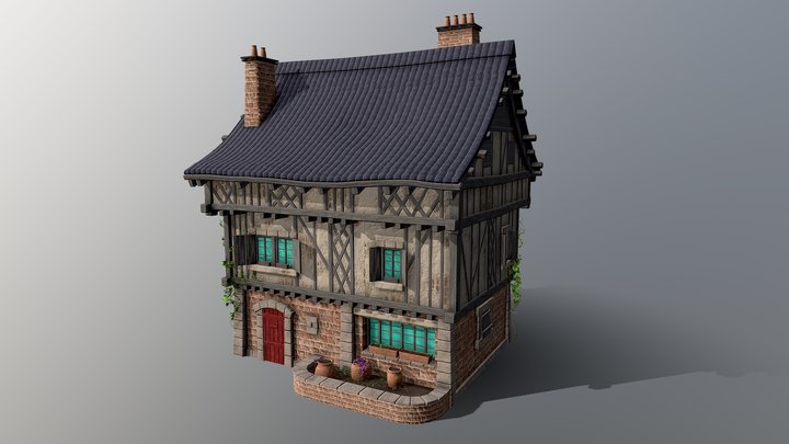 MedievaleCottage 3D Model