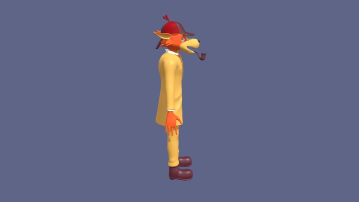 Sherlock Hound 3D Model