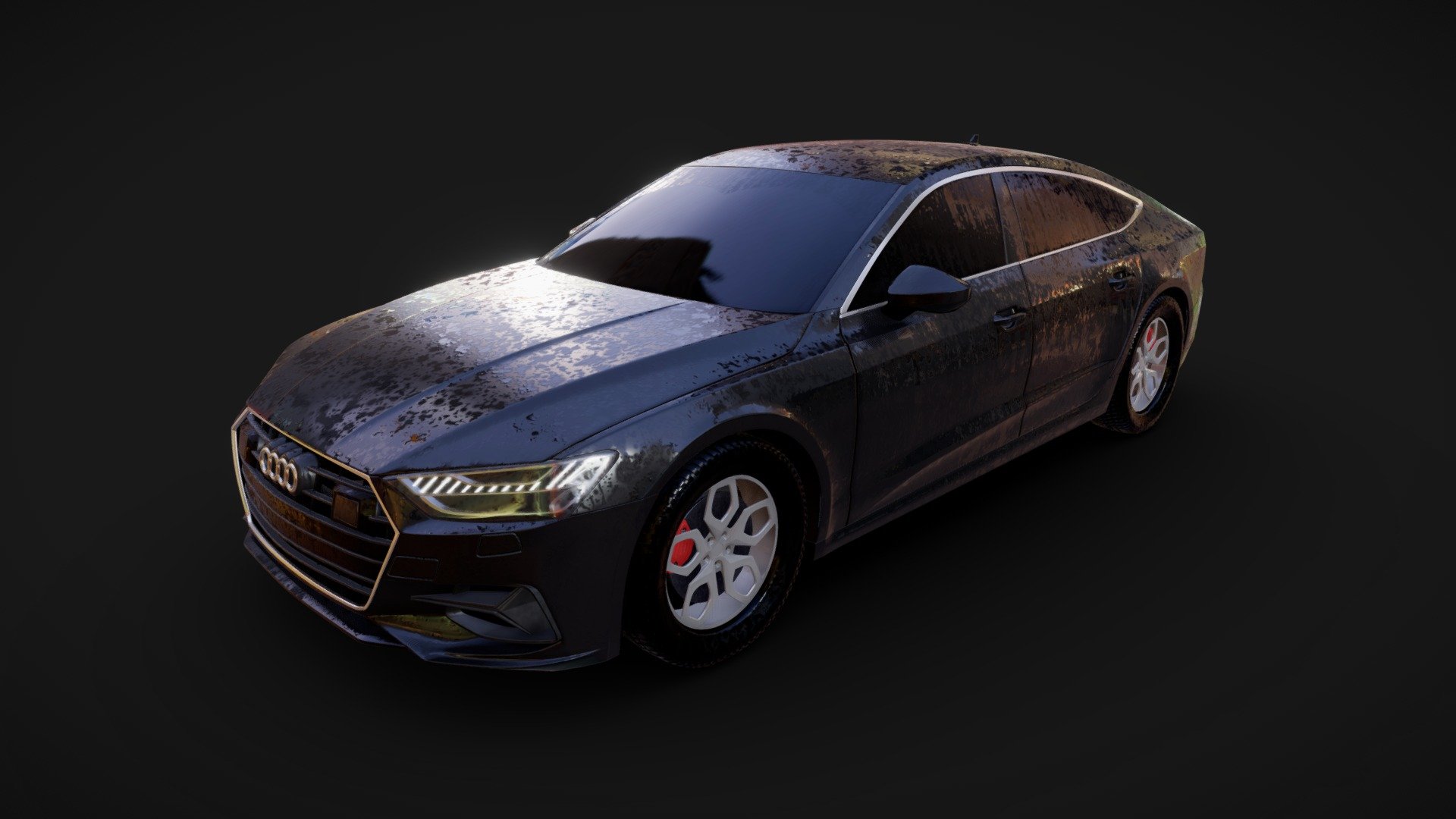 Audi A7 Sportback 2018 (Textured)