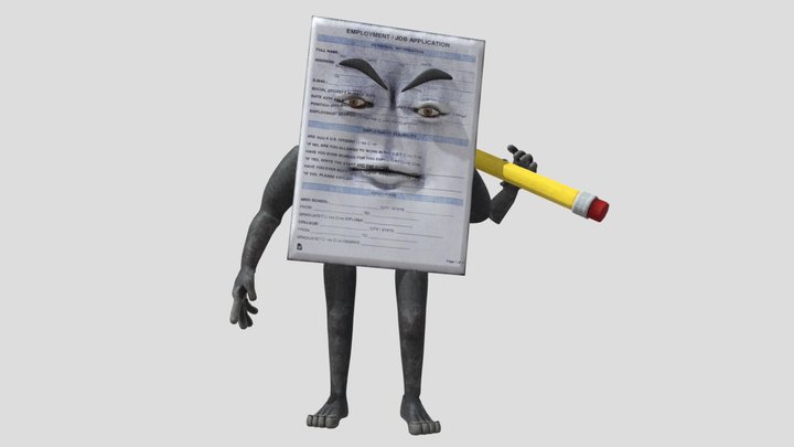 Job Application – Kostenloses 3D-Modell STL