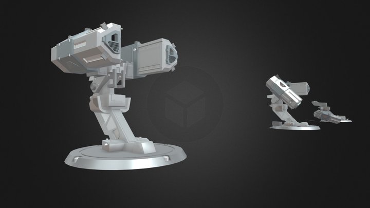 Turret (damage) 3D Model