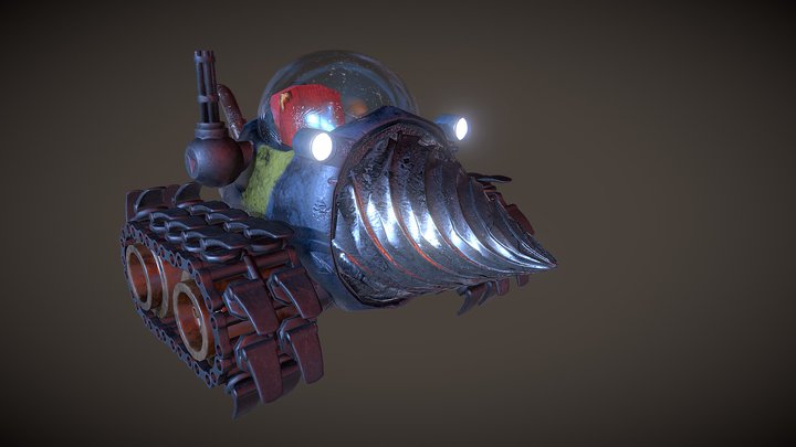 Metal Slug Drill - FanArt 3D Model