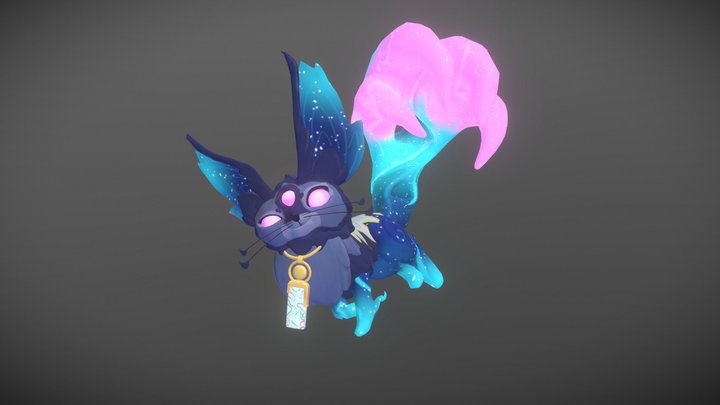 Astral Witch Familiar 3D Model