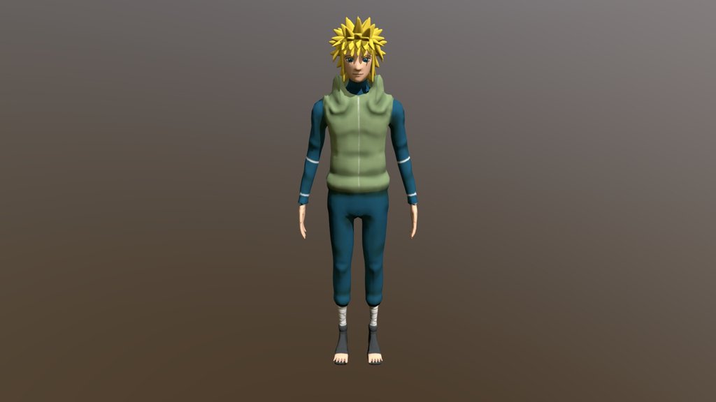 Minato Hokage 3D model 3D printable