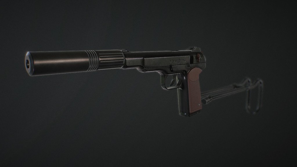 Stechkin Apb - Download Free 3d Model By Tuuttipingu [036a8c9] - Sketchfab