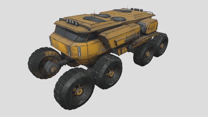 vehicle sci-fi 3D Model