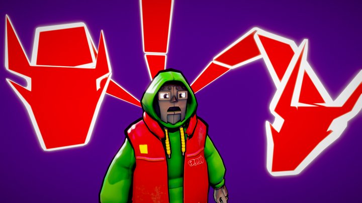 MF DOOM 3D Model