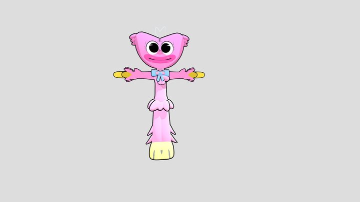 Kissy_Missy_in_FNF_Style 3D Model