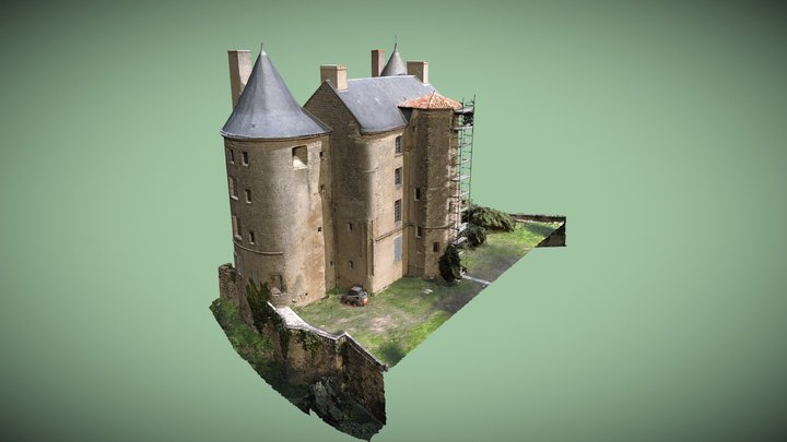Chateau de Buzet (47160) 3D Model