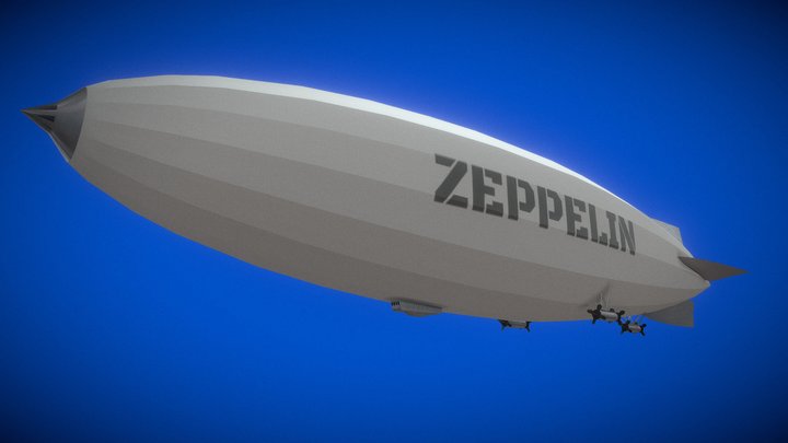 Zeppelin Aircraft – Free 3D Model STL