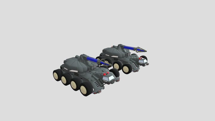 MBT-900 Maser Tank 3D Model