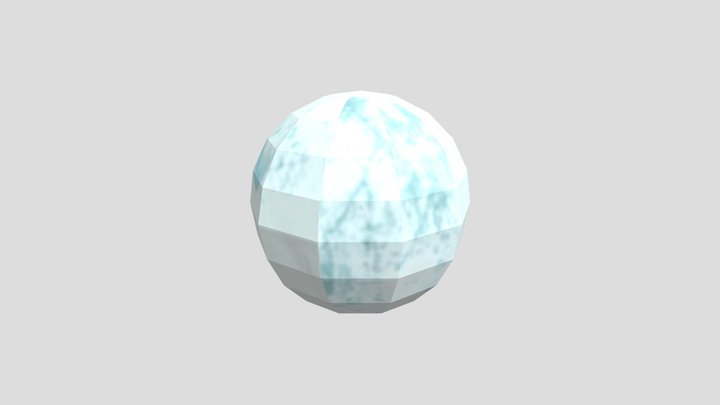 SM Ice Ball Mesh 3D Model