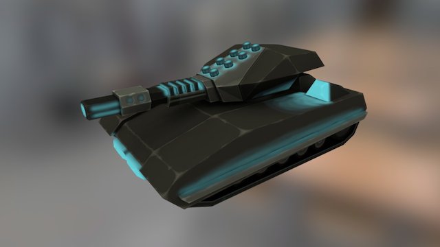 Sci-fi Tank 1 3D Model