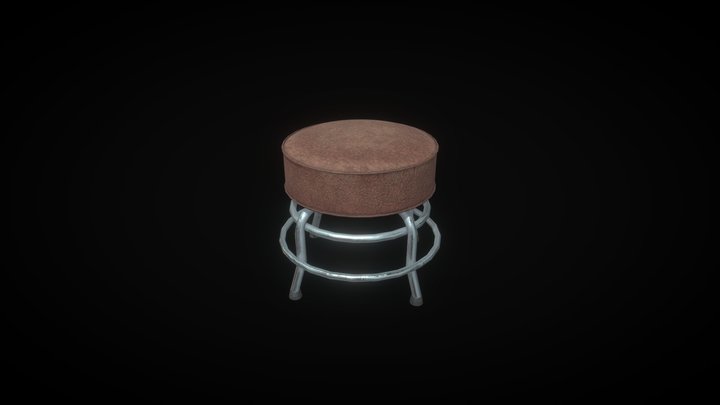 Bar Stool 1 3D Model
