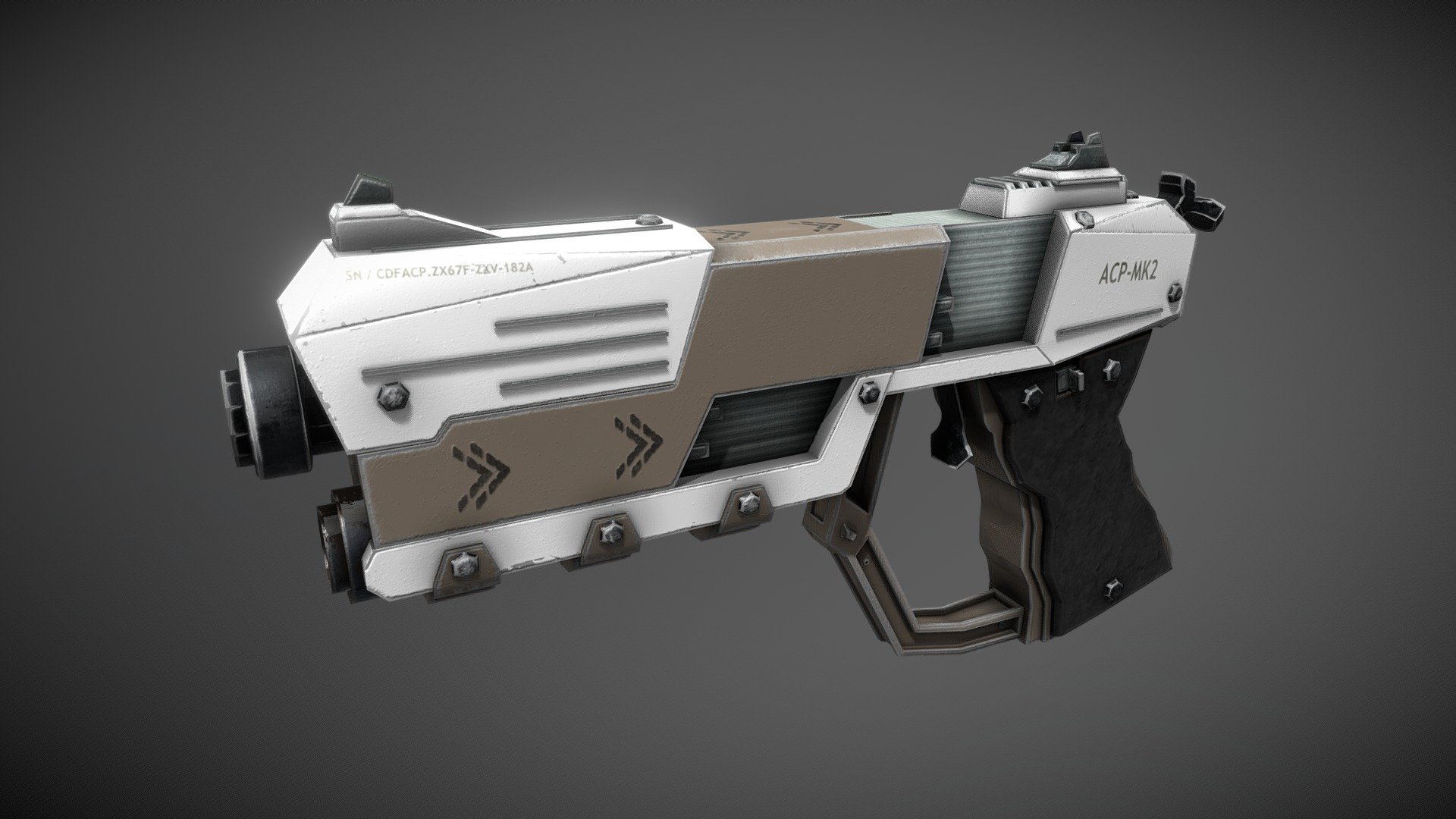 Sci-fi Combat Pistol MK2 - Buy Royalty Free 3D model by ShaunTWilliams ...