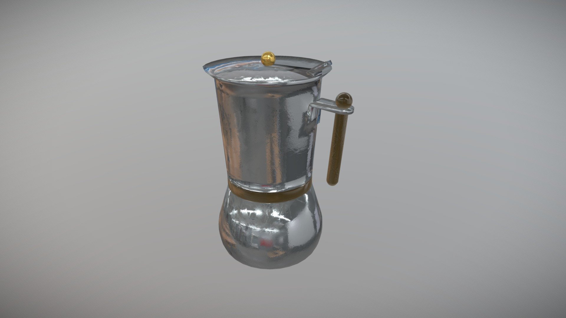 Moka pot — Sketchfab embed 3D viewer