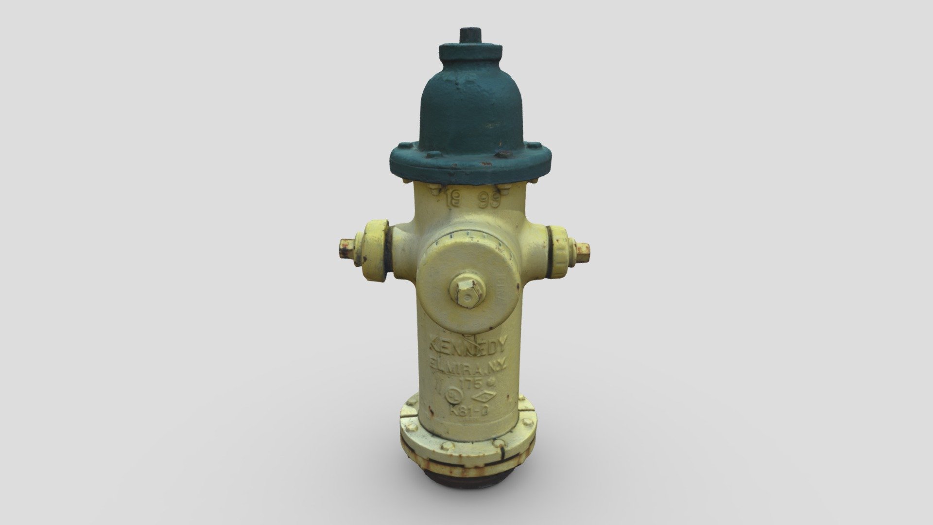 Fire Hydrant 4 -- Photogrammetry Asset