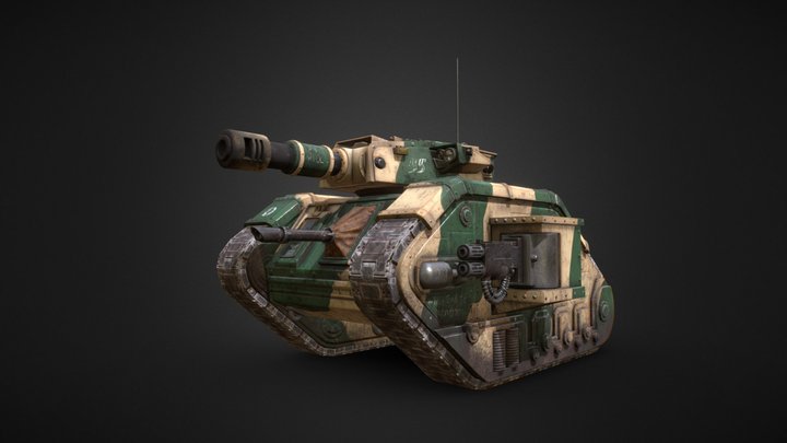 Leman Russ main battle tank 3D Model