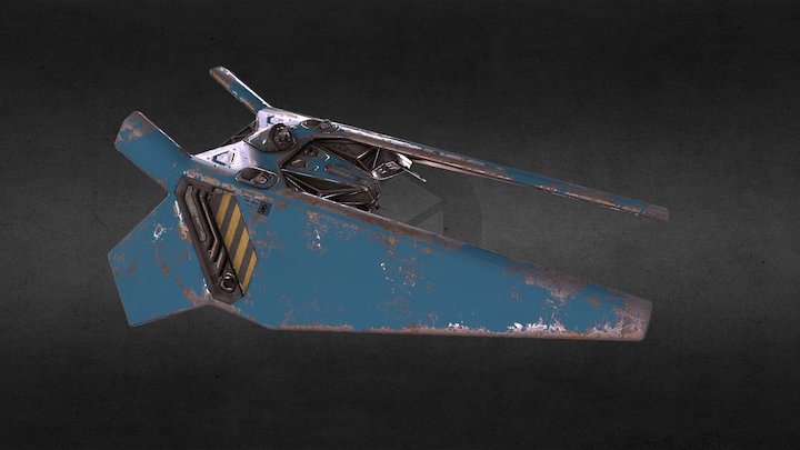 [Derelict Space][Destroyer] - Tantalize 3D Model